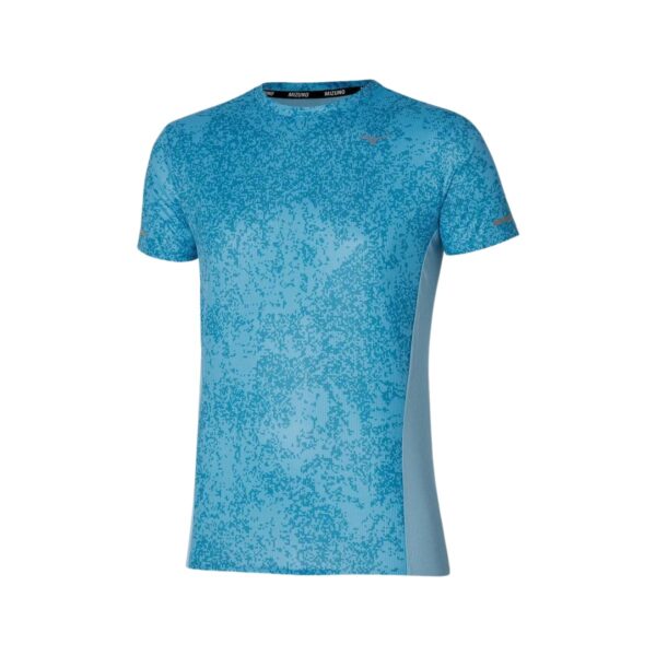 Mizuno Premium Aero Kurzarm-T-Shirt Blau
