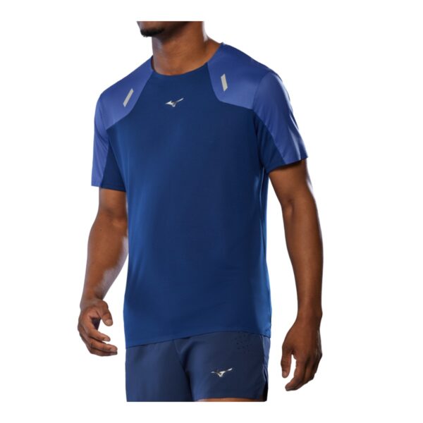 Mizuno Tech Light Blau T-Shirt