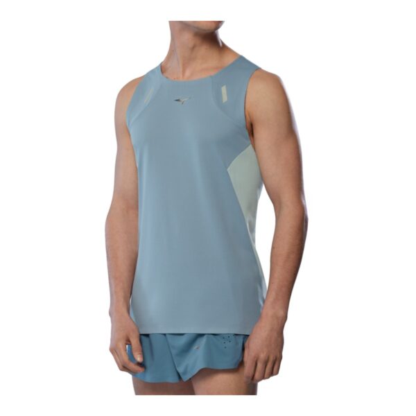 Mizuno Tech Light Tank Ärmelloses T-Shirt Blau