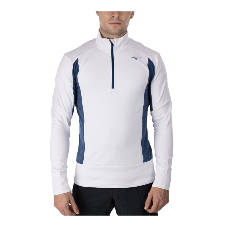 Mizuno Wamalite Sweatshirt Weiß Blau