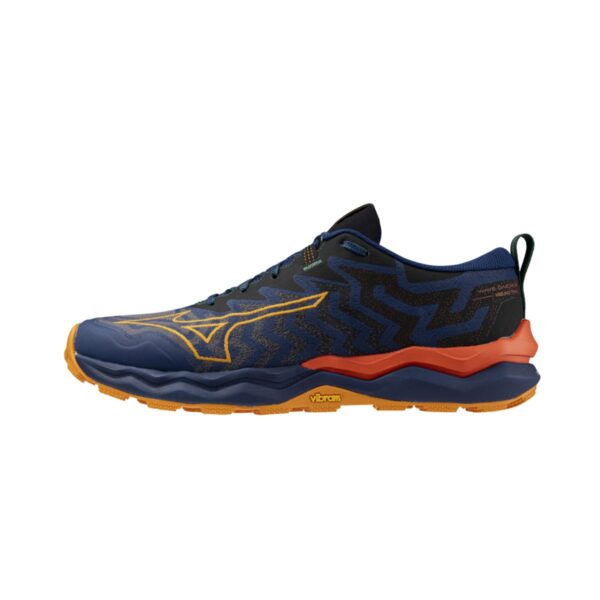 Mizuno Wave Daichi 8 Marineblau Orange Schuhe