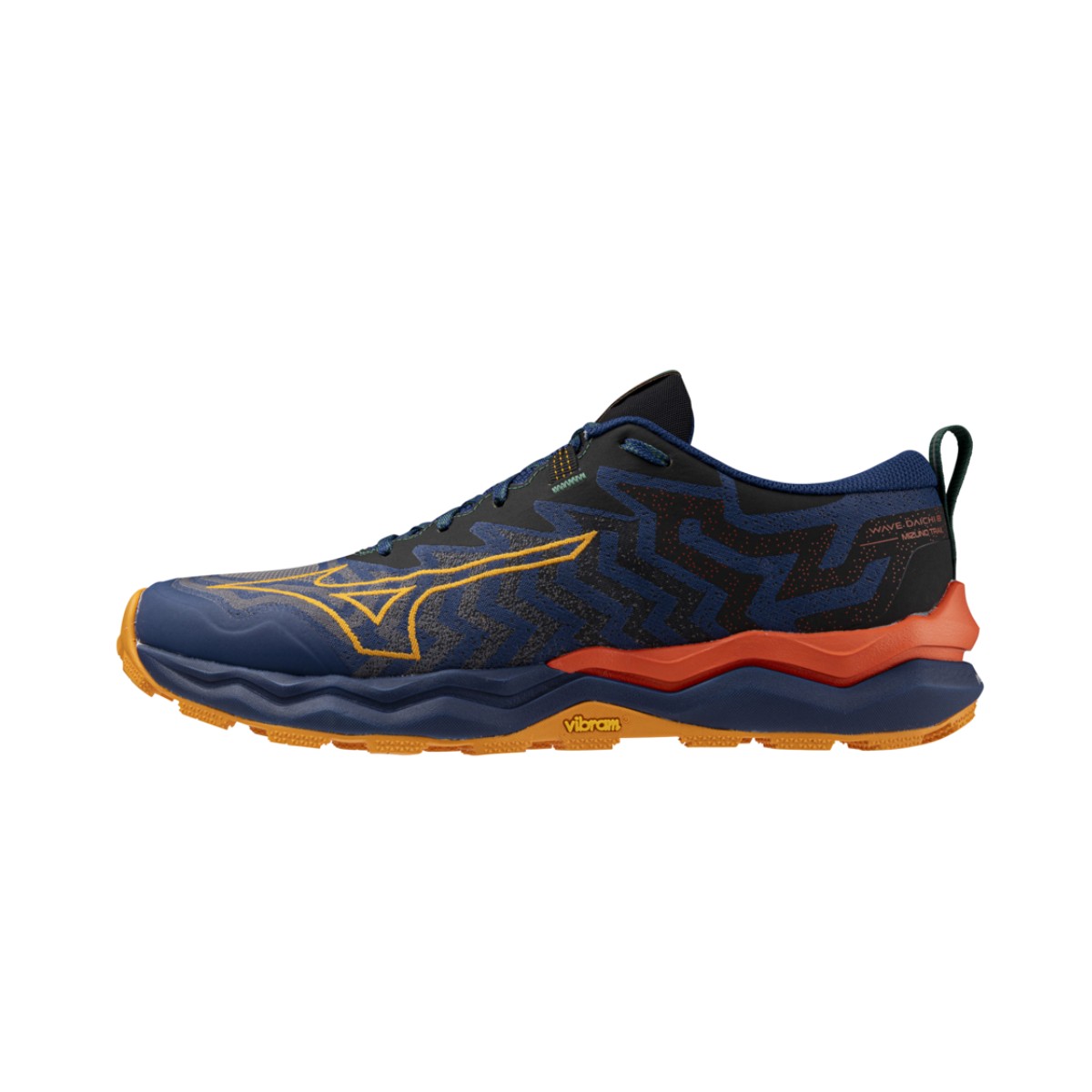 Mizuno Wave Daichi 8 Marineblau Orange Schuhe Mizuno Wave Daichi 8 Marineblau Orange Schuhe