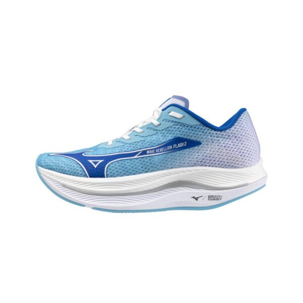 Mizuno Wave Rebellion Flash 2 Blau Weiß Schuhe