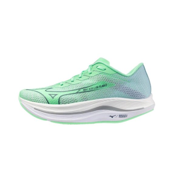 Mizuno Wave Rebellion Flash 2 Schuhe Grün SS25