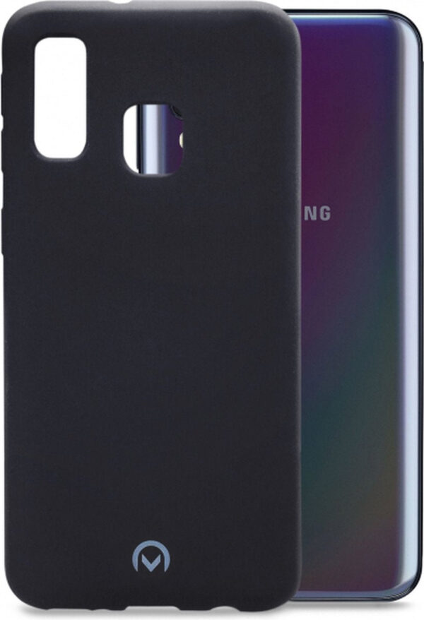 Mobilize Rubber Gelly Telefon Fall geeignet für Samsung Galaxy A40 Case Flexible TPU Backcover - Matt Schwarz Elektronik
