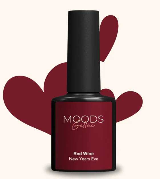 Moods Gellac 462 Rotwein - Bordeaux Rot - 15ML Schön & Gesund