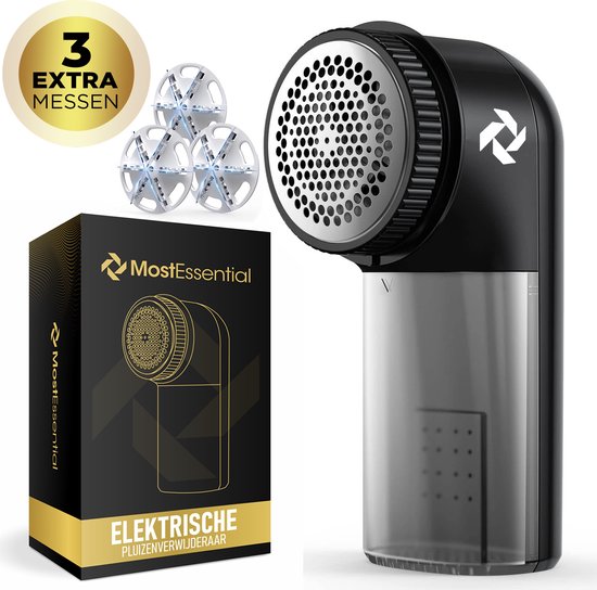 MostEssential Luxus-Fusselentferner - Fusselknipser - Entwirrer - Entwirrer - Kleiderrolle - Kleiderbürste - Fusselentferner - Inklusive 3 Ersatzklingen Wohnen & Kochen