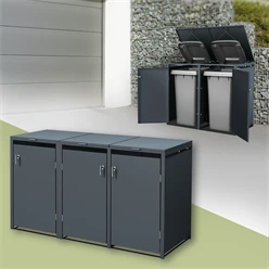 Mülltonnenbox 3er bis 240L 200x80x116
