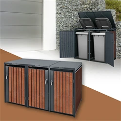 Mülltonnenbox 3er bis 240L 200x80x116