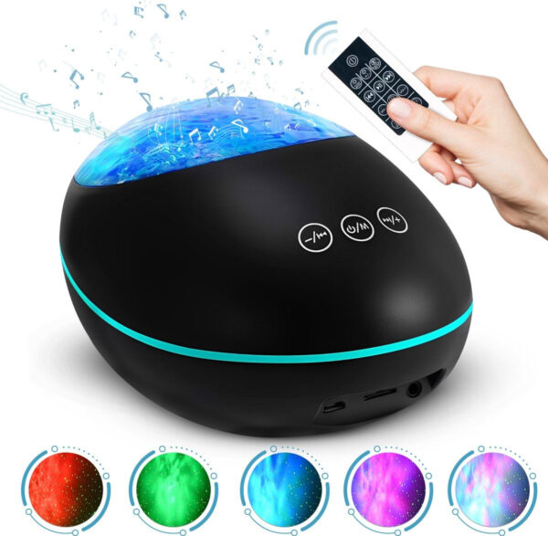 MW® - Galaxy-Projektor - Sternenprojektor - Sternenhimmel-Projektor - Weißes Rauschen - Bluetooth Elektronik