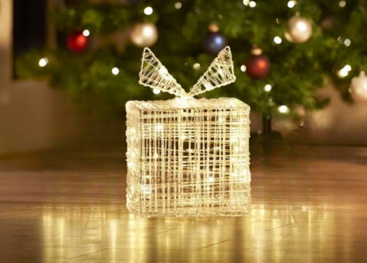 Nampook Weihnachtslichter Geschenkbox - 30 LED - 15cm hoch Weihnachten