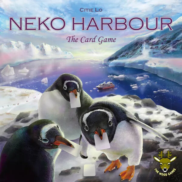 Neko Harbour - The Wood Games - Antarktis-Brettspiel für 2-4 Spieler - ab 12 Jahren Hobby & Sport