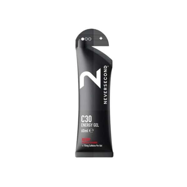 NeverSecond C30+ Energiegels Berry (75mg Koffein) Ernährung