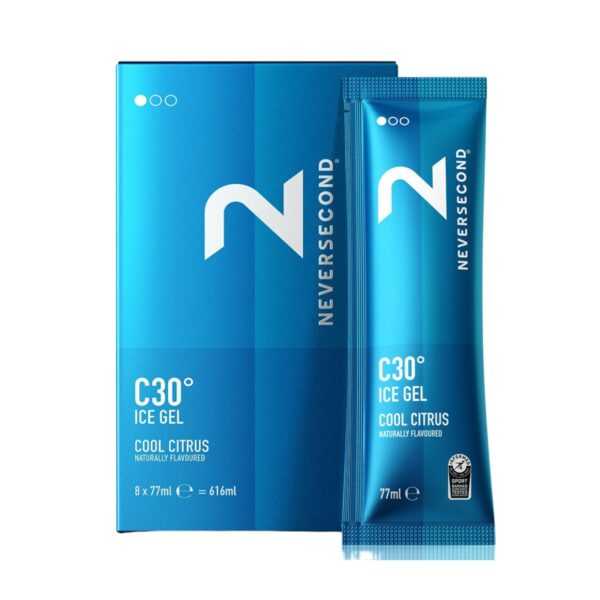 Neversecond C30 Ice Gel Cool Citrus Gel 77 ml | 8 Einheiten Ernährung