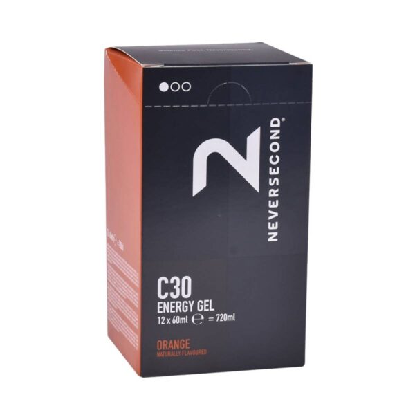 Neversecond Orange Energy Gel 60 ml | 12 Einheiten Ernährung