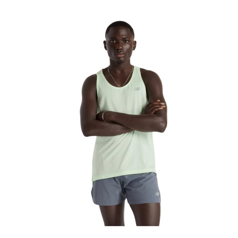 New Balance Athletics ärmelloses T-Shirt Grün