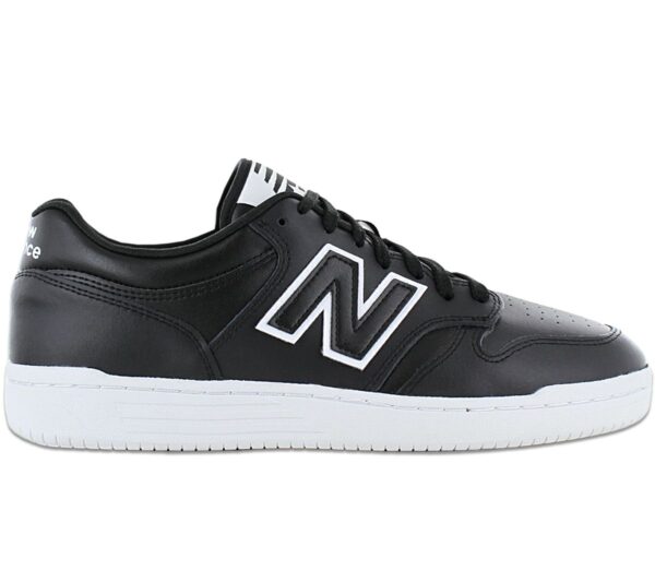 New Balance BB 480 - Herren Schuhe Leder Schwarz BB480LBT Sneaker