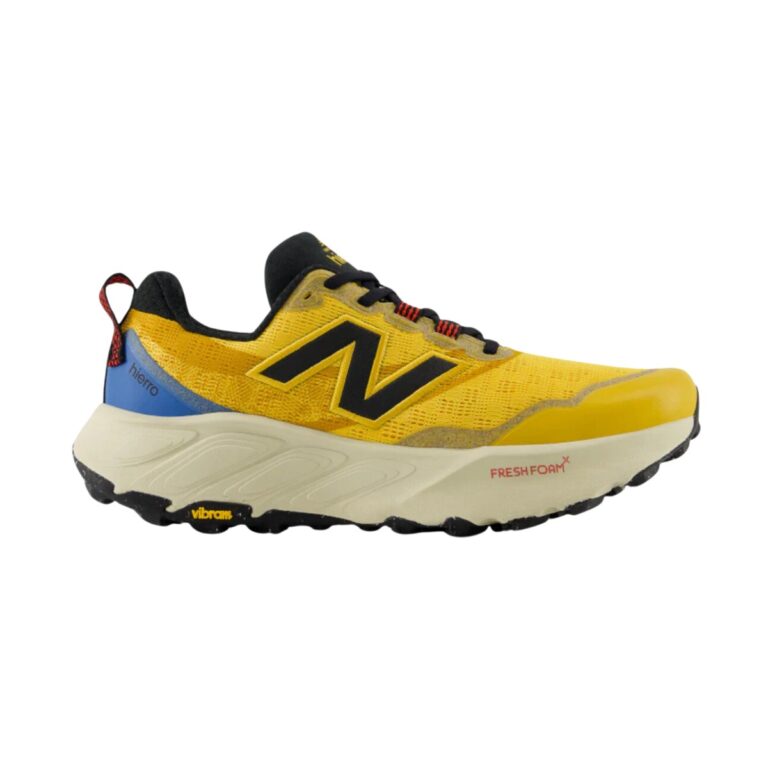 New Balance Fresh Foam X Hierro v9 Gelb Blau SS25.