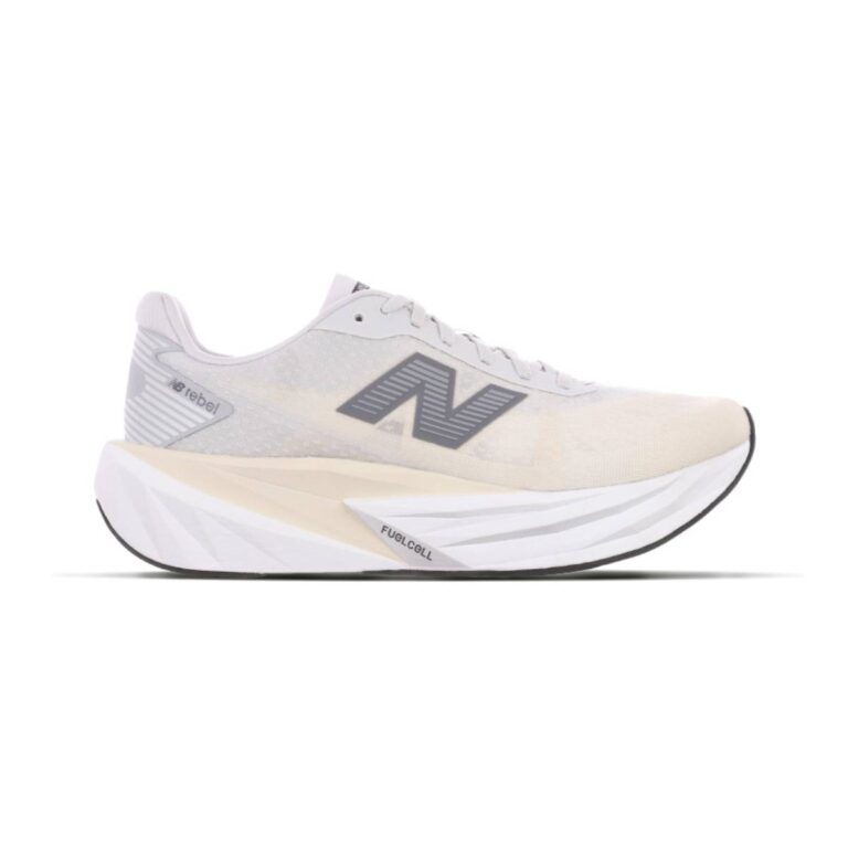 New Balance FuelCell Rebel v5 Beige Grau AW25