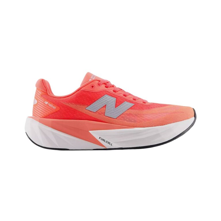 New Balance FuelCell Rebel v5 Schuhe Rot Weiß Damen AW25