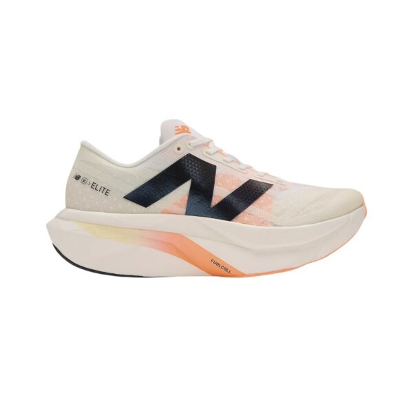 New Balance FuelCell SuperComp Elite v4 Weiß Orange SS25 Damen-Sneaker