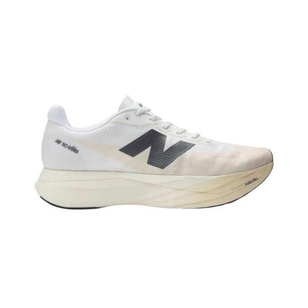 New Balance FuelCell SuperComp Elite v5 Weiß Beige AW25 Schuhe