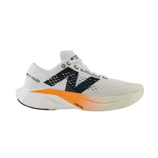New Balance FuelCell SuperComp Pacer v2 Schuhe Weiß Orange SS25