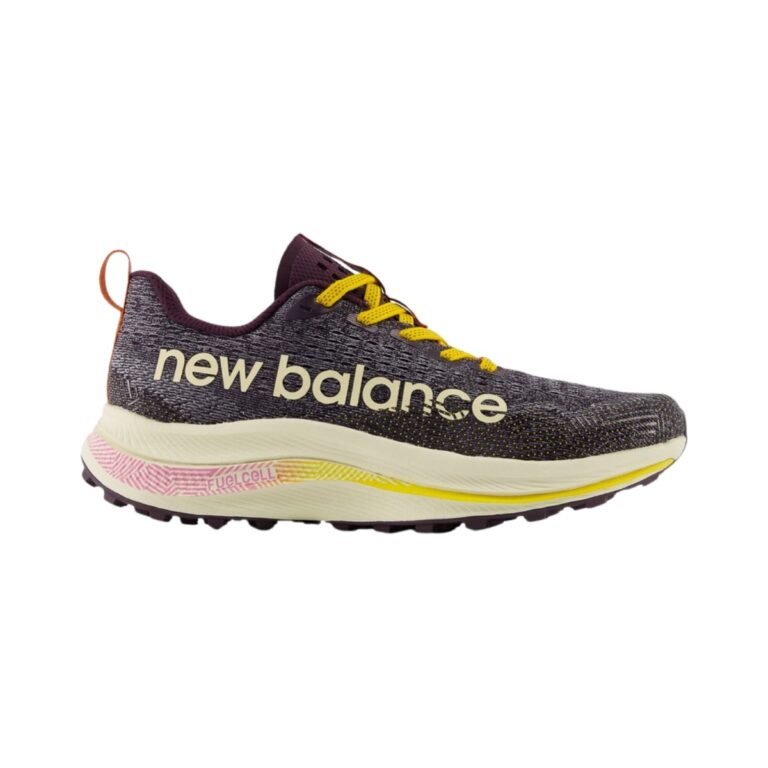 New Balance FuelCell SuperComp Trail v1 Grau Gelb Damenschuhe