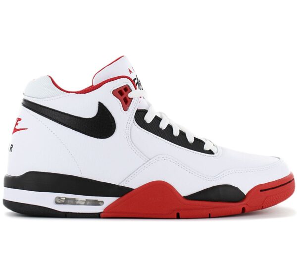Nike Air Flight Legacy - Herren Basketball Schuhe Sneakers Leder Weiß BQ4212-100 Basketballschuhe