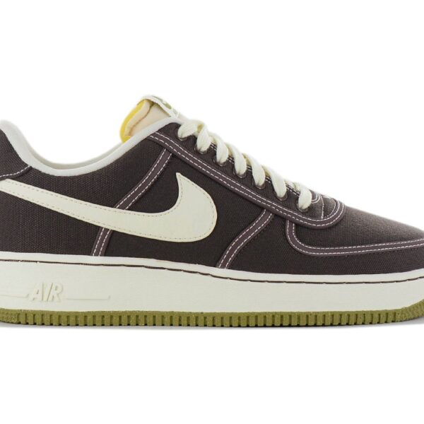 Nike Air Force 1 07 Premium - Sneakers Schuhe Canvas Baroque-Braun CI9349-201