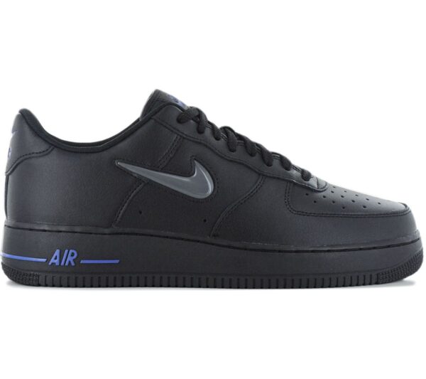 Nike Air Force 1 Low Jewel - Herren Sneakers Schuhe Leder Schwarz CT3438-002