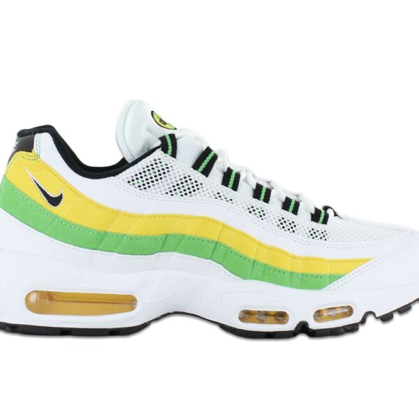 Nike Air Max 95 Essential - Lemon Lime - Herren Schuhe Weiß DQ3429-100 Sneaker