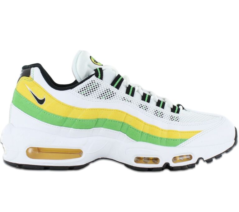 Nike Air Max 95 Essential - Lemon Lime - Herren Schuhe Weiß DQ3429-100 Sneaker