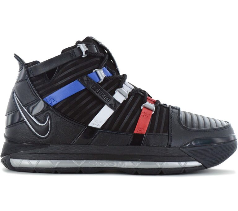 Nike Zoom LeBron 3 III QS - Herren Sneakers Basketball Schuhe Schwarz DO9354-001