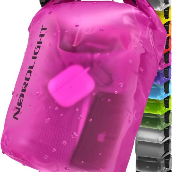 Nordlight Dry Bag Pink 10L - Ultimativer Schutz Kleidung