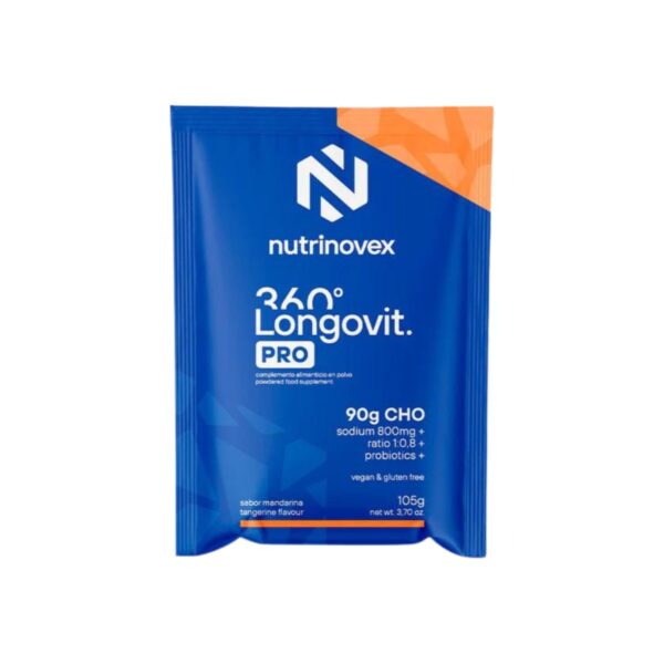 Nutrinovex Longovit 360 Drink Pro Tangerine Energy Drink Einheit Ernährung
