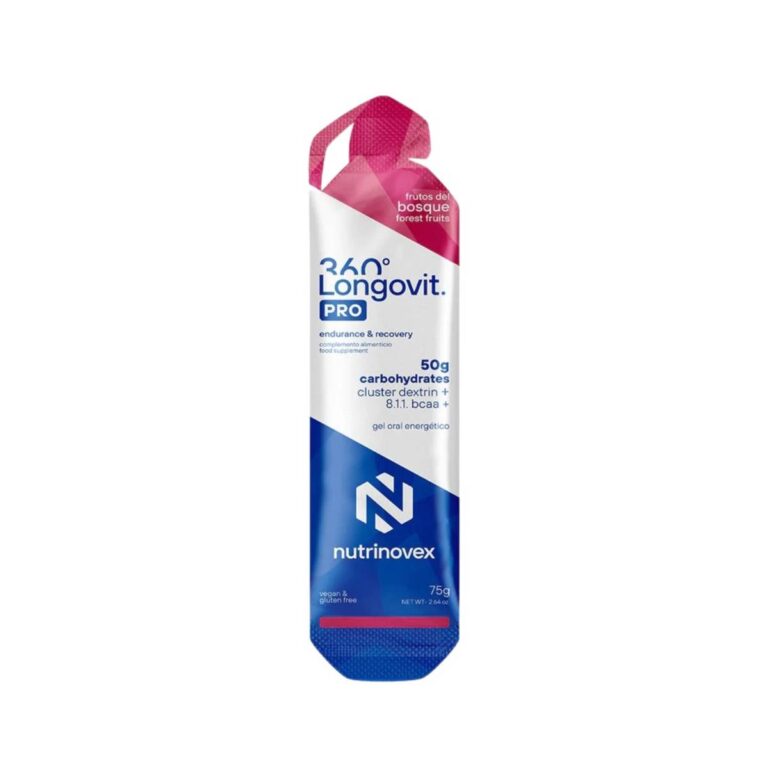 Nutrivex Longovit 360 50g CHO Energiegel Geschmack Waldfrüchte Ernährung