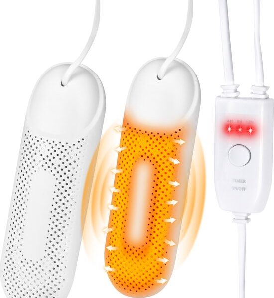 Nuvance - Schuhtrockner - Schuhtrockner mit Timer - Schuherfrischer - Trocknungsfunktion - Weiß Wohnen & Kochen