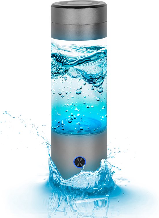 Nuvance - Wasserstoffgenerator - Wasserstoffwasserflasche - H2 Hydro Water - 5000 PBB - Wasserfilter - inkl. nasaler Sauerstoffkanüle - Wasserflasche - Wasserstoffgenerator Schön & Gesund