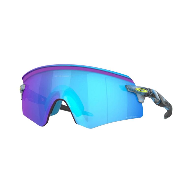 Oakley Encoder Brillen mit Prizm Saphir Gläser blau blau schwarz Fahrradbrillen