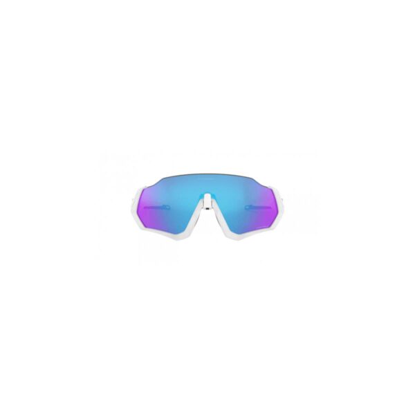 Oakley Fliegerjacke Brille Mattweiß Prizm Saphir Iridium Fahrradbrillen