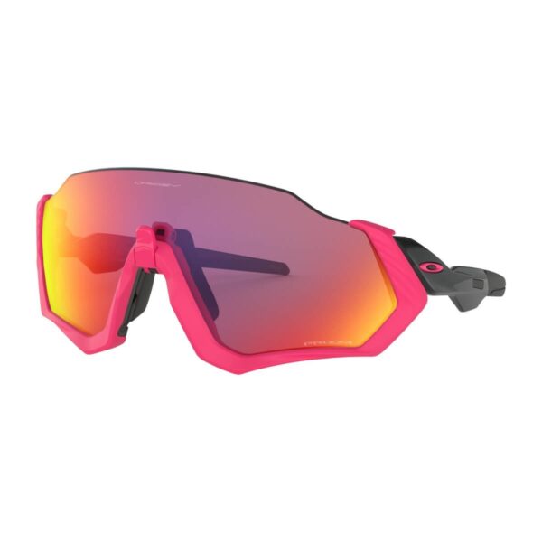 Oakley Fliegerjacke Prizm Road Brille Schwarz / Pink Fahrradbrillen
