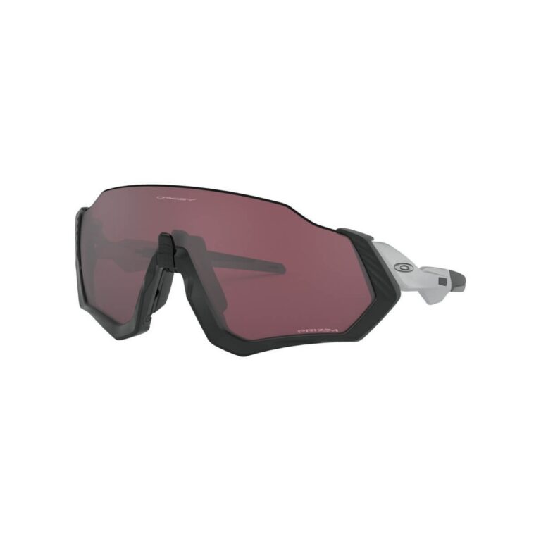 Oakley Fliegerjacke Schwarz / Mattgrau Prizm Road Black Sonnenbrille Fahrradbrillen