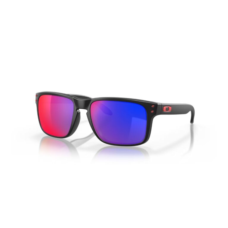 Oakley Holbrook Schwarz Rote Brille Laufbrillen