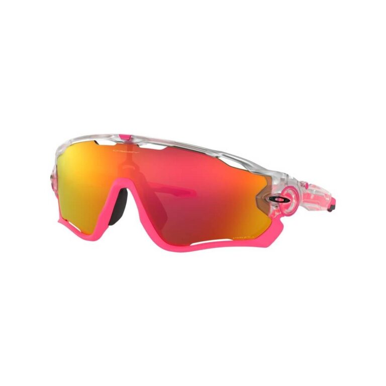Oakley Jawbreaker Crystal Pop Fahrradbrille Prizm Ruby Lens Fahrradbrillen