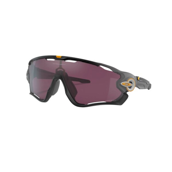 Oakley Jawbreaker Goggles Mattschwarz Dunkelgrau Prizm Road Schwarze Gläser Black Fahrradbrillen