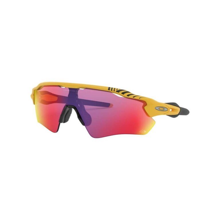 Oakley Radar EV Path Brille -Tour de France Collection- Mattgelbe Prizm Road Fahrradbrillen