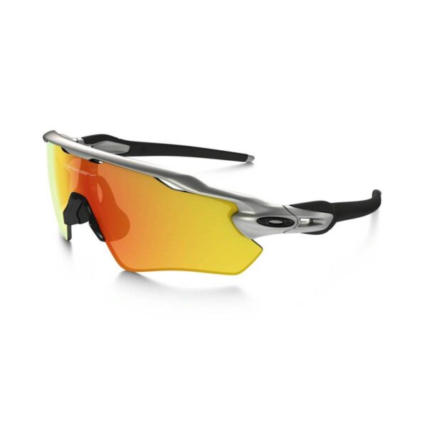Oakley Radar EV Path Laufbrille Grau/Feuerorange Fahrradbrillen