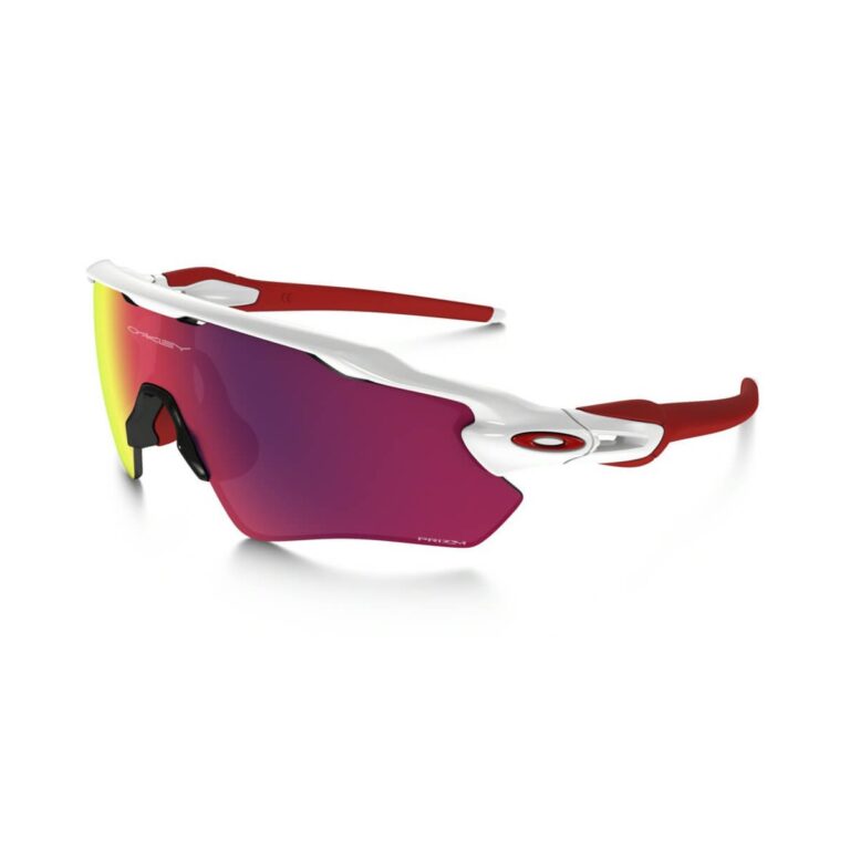 Oakley Radar EV Path Weiße Fahrradbrille Fahrradbrillen