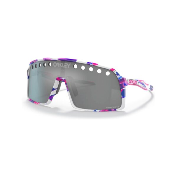 Oakley Sutro Kokoro Collection Brille Prizm Weiß Lila Brille Fahrradbrillen